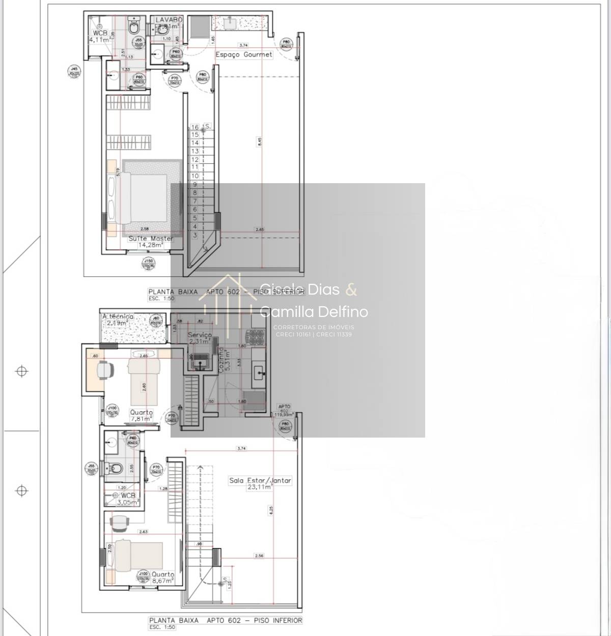 Cobertura à venda com 3 quartos, 120m² - Bessa,João Pessoa