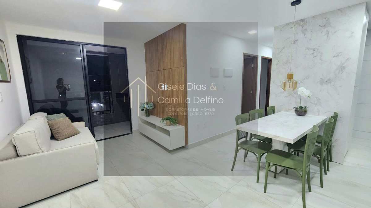 Apto em Intermares- 350m da Praia- 75m²- 03Qts s/ 01Ste- 01Vg- Mobiliado! - Corretoras no Litoral | Creci 1661J