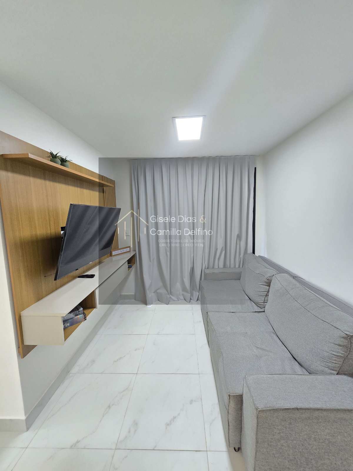  - Apto em Ponta de Campina- 76m²- 03Qts s/ 01Ste- 02Vgs- Mobiliado!