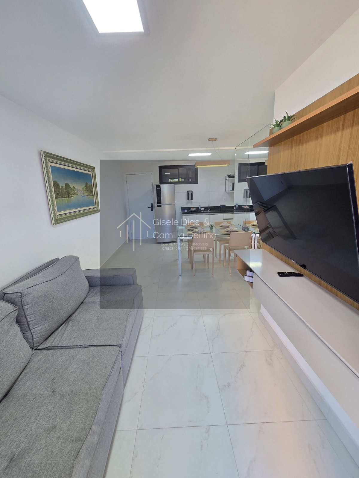  - Apto em Ponta de Campina- 76m²- 03Qts s/ 01Ste- 02Vgs- Mobiliado!