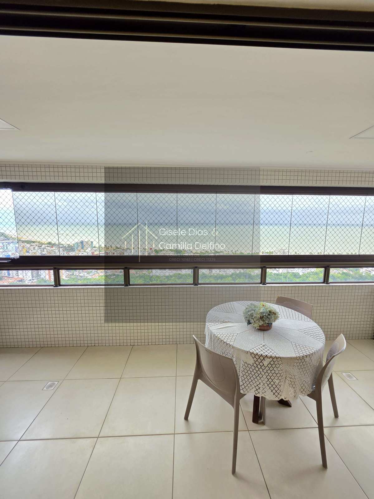  - Apto no Altiplano- Vista Mar Definitiva- 127m²- 03Qts s/ 02Sts+DCE- 02Vgs- Mobiliado!