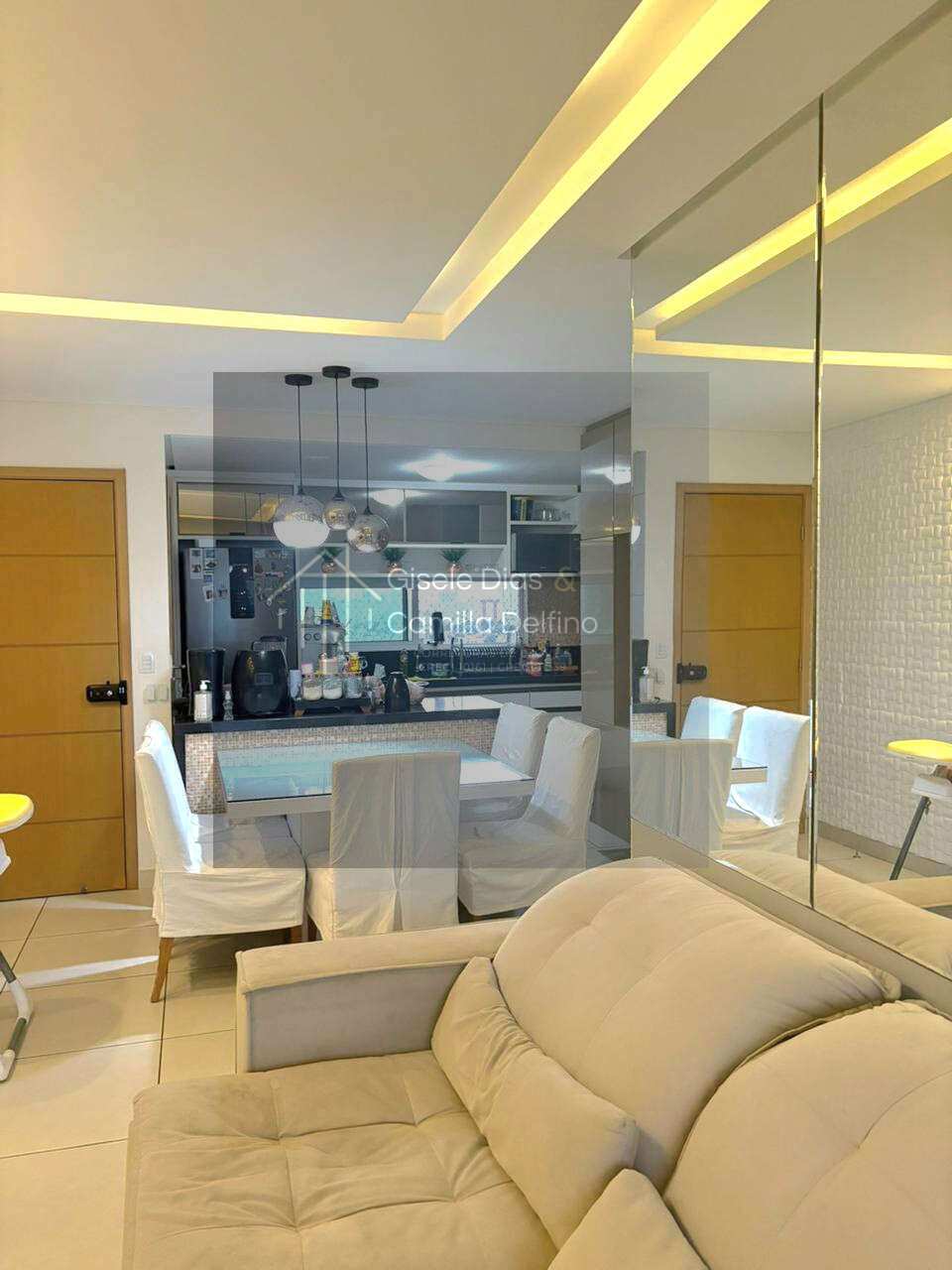  - Apto no Brisamar- Vista Mar- 84m²- 03Qts s/ 01Ste- 02Vgs- Porteira Fechada!