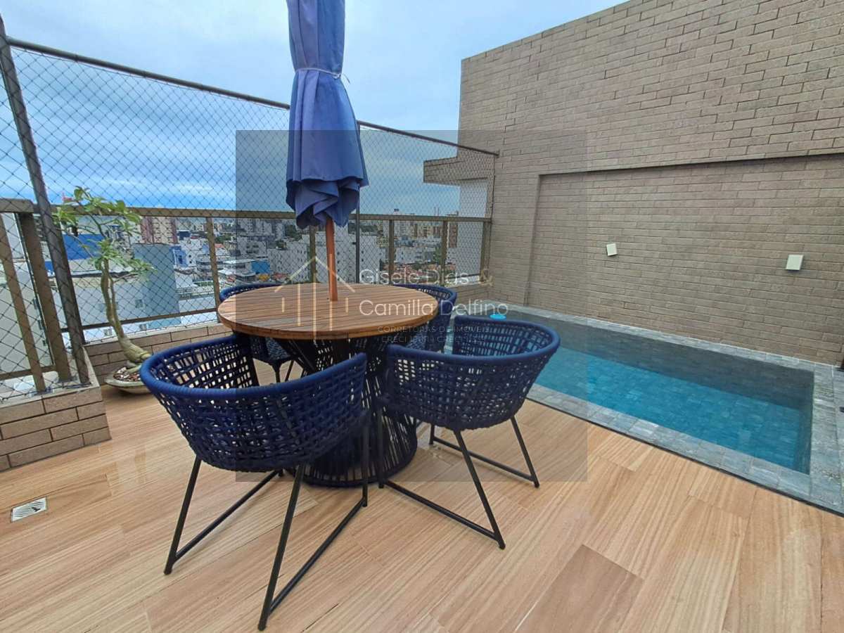 Cobertura Duplex c/ Piscina- 250m da Praia- Bessa- 113,80m²- 03Qts s/ 02Sts- 02Vgs - Corretoras no Litoral | Creci 1661J