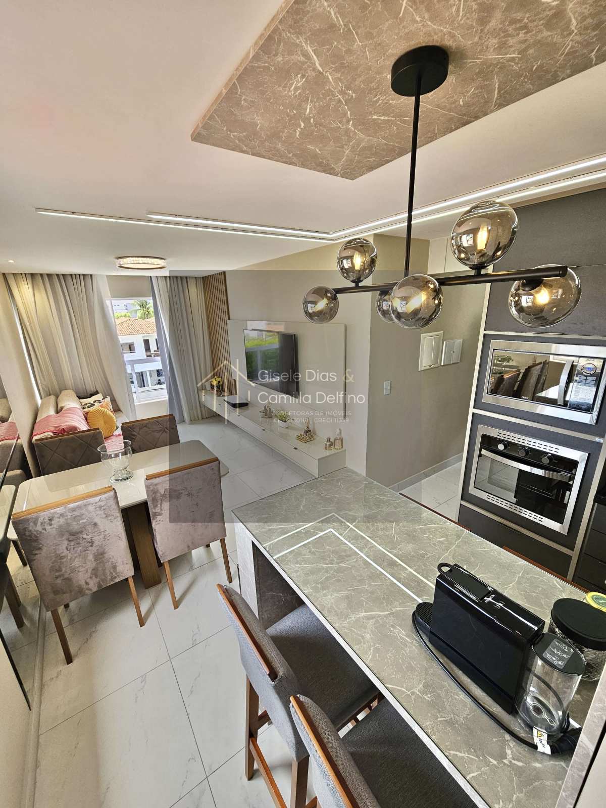  - Cobertura Duplex no Bessa- 129m²- 03Qts s/ 01Ste- 01Vg- Mobiliada- Piscina!