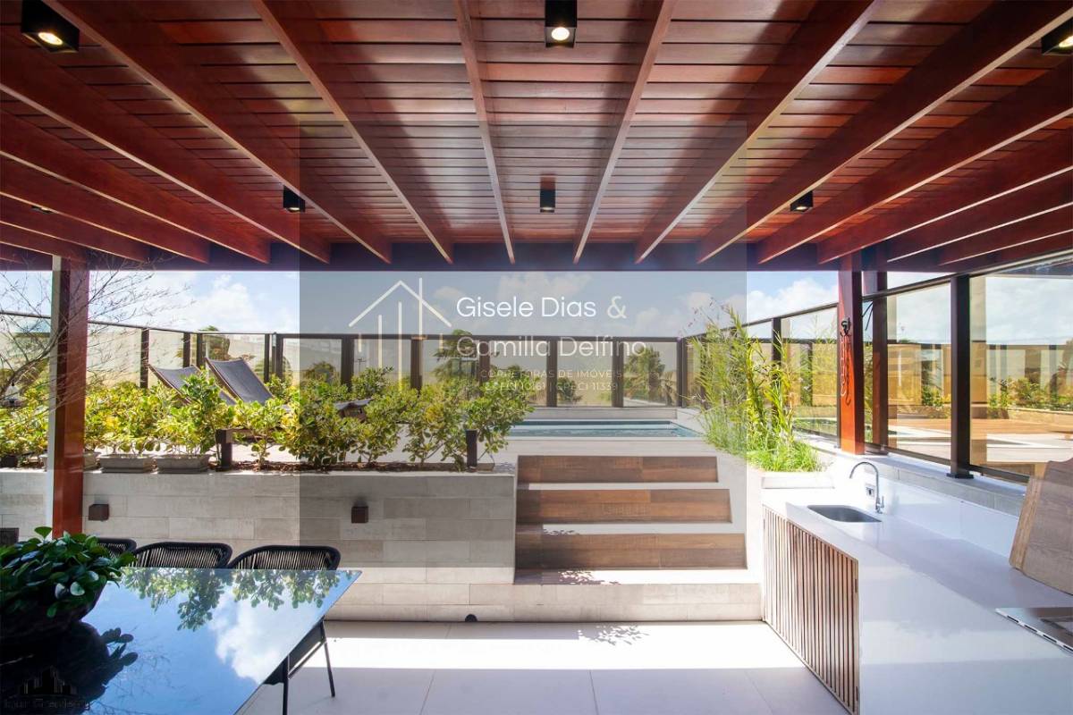  - Cobertura Linear à beira-mar de Cabo Branco c/ Piscina Privativa- Mobiliada!