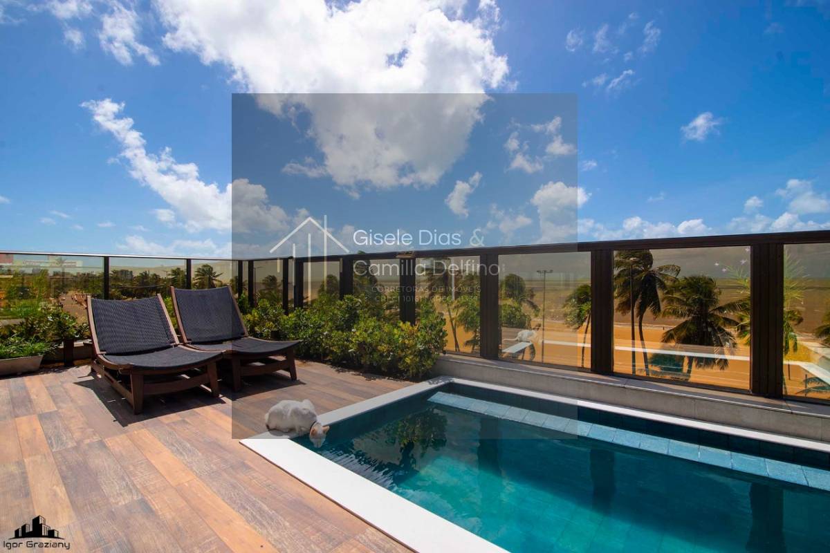 Cobertura à venda com 2 quartos, 115m² - Cabo Branco,João Pessoa