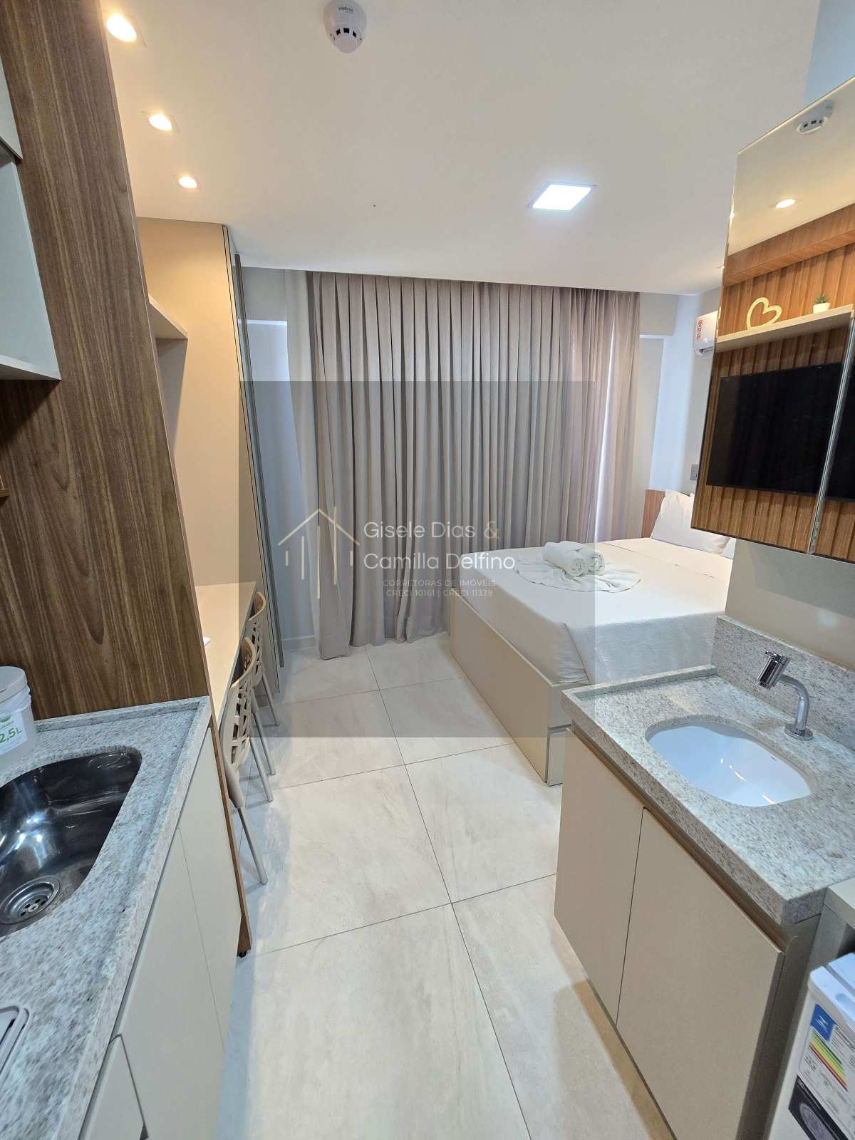  - Flat Pé na Areia- Jd. Oceania- 18,82m²- Pronto p/ Rentabilizar- Lazer Completo!